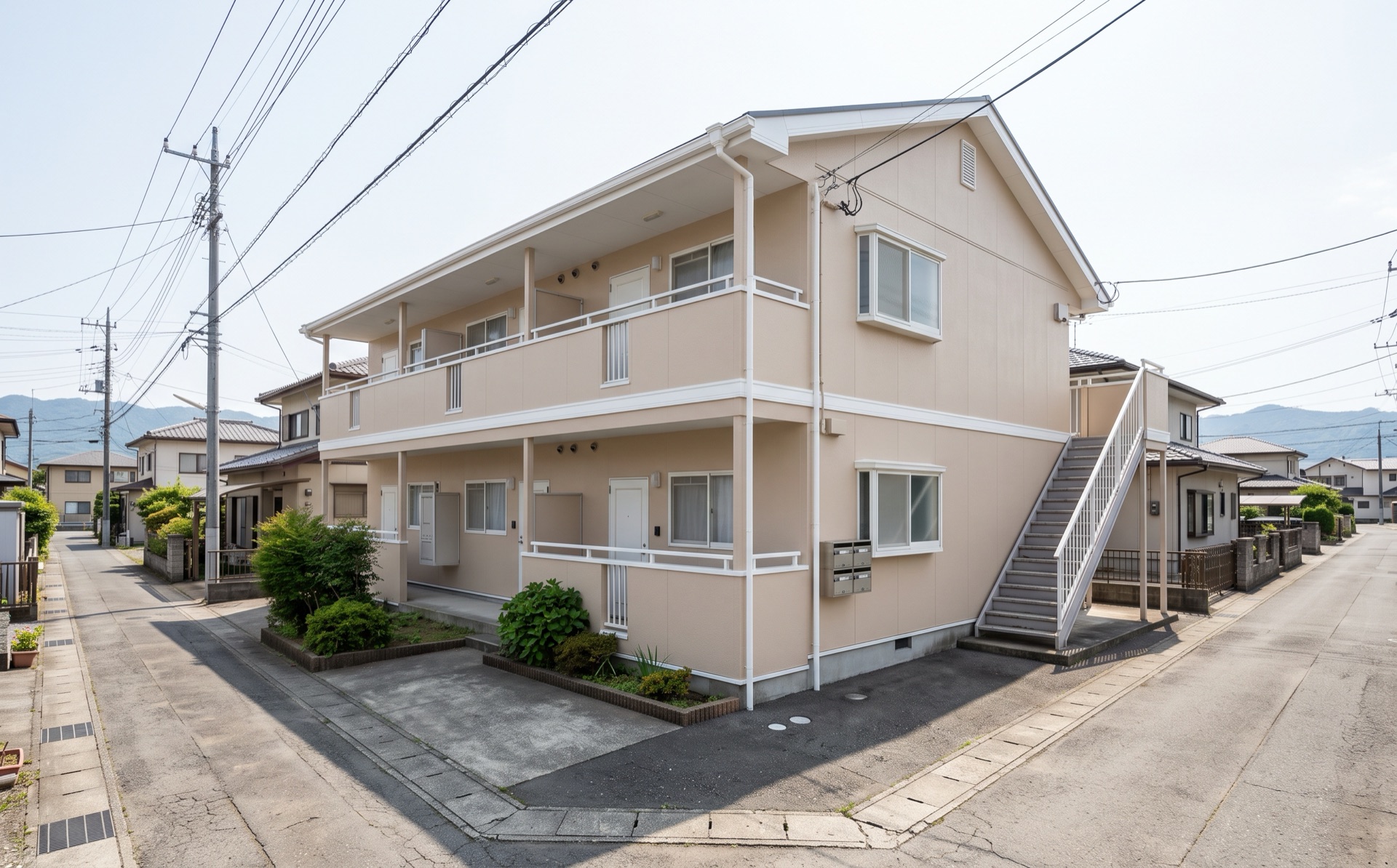 塗り替えを終えた家の外壁
